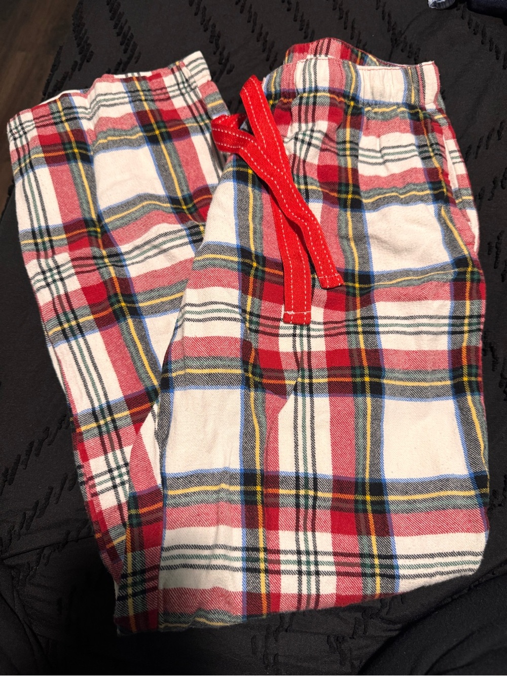 Old Navy Red, White & Blue Plaid Cotton Joggers